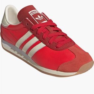 Adidas Scarlet Trainers with Cream Accents